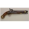 Image 2 : British military style pistol dated 1811 on  lock, converted from flintlock to percussion,  brass mo