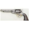 Image 3 : Remington Rider DA New Model belt-size  conversion revolver to .38 cal., 6-1/2”  octagon barrel, blu