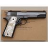 Image 1 : Colt Model 1911 Government Model .45 ACP  cal., U.S. Property marked, re-blued finish,  1970s period