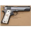 Image 4 : Colt Model 1911 Government Model .45 ACP  cal., U.S. Property marked, re-blued finish,  1970s period