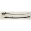 Image 1 : U. S. Model 1840 pattern heavy Cavalry saber,  type imported and used during Civil War,  with C and 