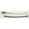 Image 8 : U. S. Model 1840 pattern heavy Cavalry saber,  type imported and used during Civil War,  with C and 