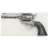 Image 1 : Colt SAA revolver, .32 WCF cal., 4-3/4”  barrel, blue and case hardened finish,  checkered black har