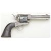 Image 2 : Colt SAA revolver, .32 WCF cal., 4-3/4”  barrel, blue and case hardened finish,  checkered black har