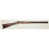 Image 1 : Lane & Read, Boston half-stock percussion  back action lock rifle, .45 cal., 30” octagon  heavy barr