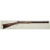 Image 2 : Lane & Read, Boston half-stock percussion  back action lock rifle, .45 cal., 30” octagon  heavy barr