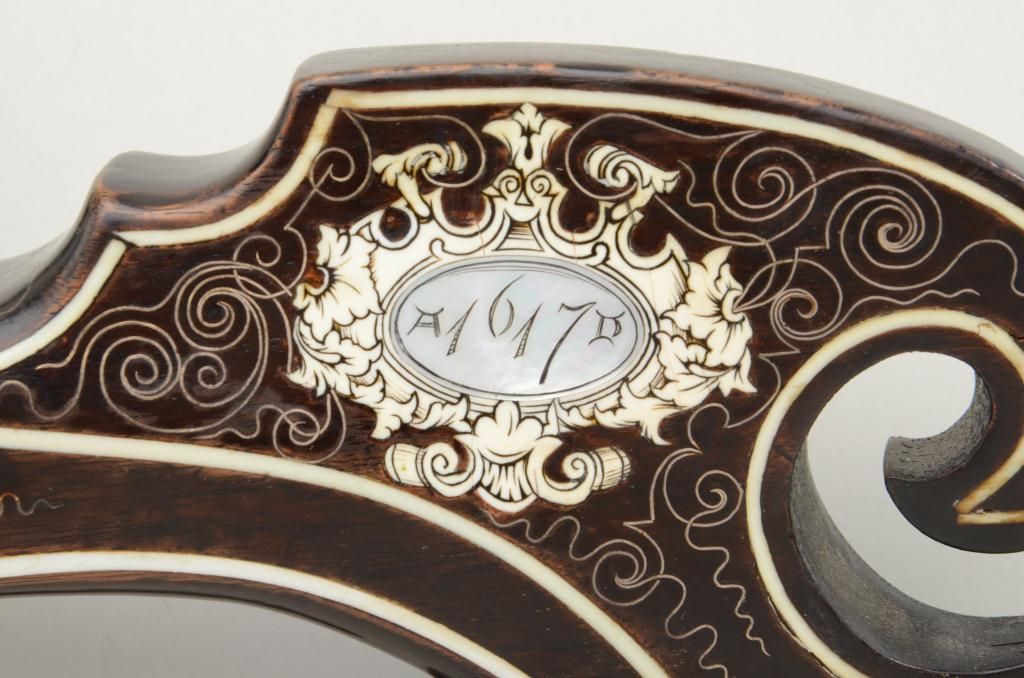 High art decorated wheel lock revolving carbine with royal European ...