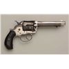 Image 1 : Colt Model 1878 DA Frontier revolver, .38-40  cal., barrel reduced to 5-1/2", nickel  plated, hard r