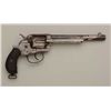 Image 2 : Colt Model 1878 DA frontier revolver, .45  Colt cal., 7-1/2" barrel, nickel plated, hard  rubber gri