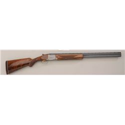 Belgian Browning Pigeon Grade 12 gauge O/U  shotgun, long tang, round knob, 26-1/2   barrels, choked