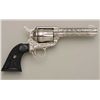 Image 1 : Colt Single Action Army revolver, .45 Colt  cal., 4-3/4" barrel, factory D grade scroll  engraved in