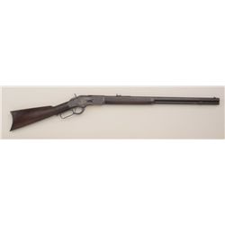 Winchester Model 1873 lever action rifle,  .44-40 cal., 24" octagon barrel, full  magazine, rifle bu