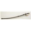 Image 2 : 1860 U.S. Cavalry saber with scabbard, fair  to good condition, no legible maker, date  visible 1861