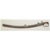 Image 1 : English heavy Cavalry style saber, circa 1800  to 1815, signed Osborn on back of blade near  the hil