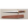 Image 2 : Randall Arkansas toothpick style spear point  Bowie knife, Model 13 with its original  scabbard.  Th