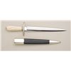 Image 2 : Very finely made custom knife by contemporary  bladesmith, signed Kious.  The style of the  knife is