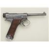 Image 1 : Japanese large guard Nambu pistol 8mm dated  18.12, serial #4136, The pistol shows applied  cold blu