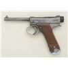 Image 3 : Japanese large guard Nambu pistol 8mm dated  18.12, serial #4136, The pistol shows applied  cold blu