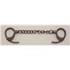 Image 1 : Pair of leg irons marked patented June 17 and  July 17, no other markings, late 19th-20th  century, 