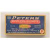 Image 1 : Full box of ammunition for .45 Colt auto by  Peters showing makers name and logo marked  centerfire 