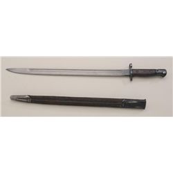 British WW I era bayonet and scabbard by  Anderson in overall good condition with a  nice blade; som