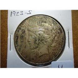 1923-S PEACE SILVER DOLLAR