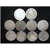 Image 1 : 10 ASSORTED 1870'S SEATED LIBERTY DIMES