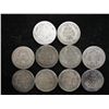 Image 2 : 10 ASSORTED 1870'S SEATED LIBERTY DIMES