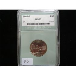2005-P MINNESOTA QUARTER NTC MS65