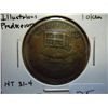 Image 1 : 1837 HARD TIMES TOKEN "ILLUSTRIOUS PREDECESSOR"