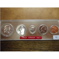 1957 US SILVER PROOF SET (AS SHOWN)