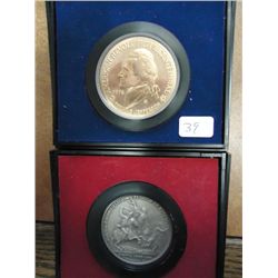2 US MINT AMERICAS 1ST MEDALS 1976 BICENTENNIAL