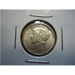 1930 MERCURY DIME AU