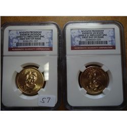 2008-P & D ANDREW JACKSON DOLLARS NGC