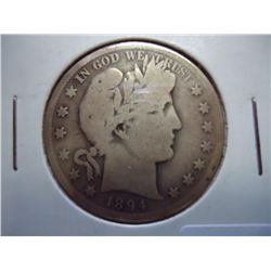 1894-S BARBER HALF DOLLAR