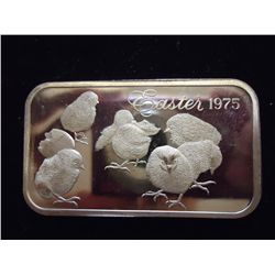 1 TROY OZ SILVER INGOT EASTER 1975