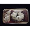 Image 1 : 1 TROY OZ SILVER INGOT EASTER 1975