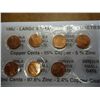 Image 2 : 1982- 7 VARIETIES LINCOLN CENT SET (UNC)