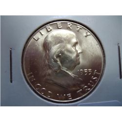 1953-D FRANKLIN HALF DOLLAR (UNC)