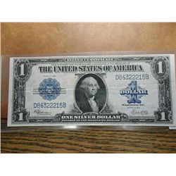 1923 US LARGE SIZE $1 SILVER CERTIFICATE NICE