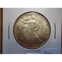 1944-D WALKING LIBERTY HALF DOLLAR (UNC)