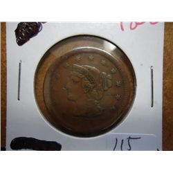 1856 US LARGE CENT (VERY FINE)