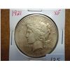 Image 1 : 1921 PEACE SILVER DOLLAR (KEY DATE)
