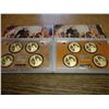 Image 2 : 2008 & 09 US PRESIDENTIAL 1 DOLLAR COIN PF SETS