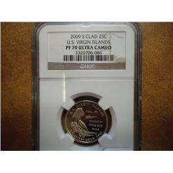 2009-S US VIRGIN ISLANDS QUARTER NGC PF70 ULTRACAM
