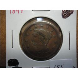 1847 US LARGE CENT