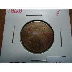 1868 TWO CENT PIECE