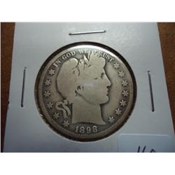 1898-O BARBER HALF DOLLAR