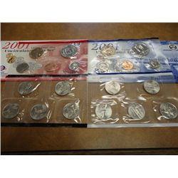 2001 US MINT SET (UNC) P/D (WITH ENVELOPE)