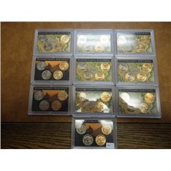 10 WESTWARD JOURNEY NICKEL SETS (UNC)